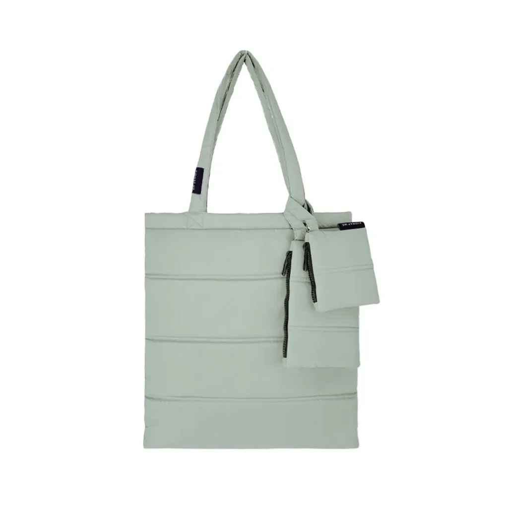Canvas tote bag with custom logo