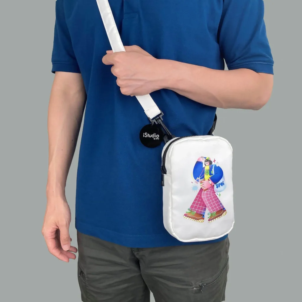 รับผลิต POLYESTER CROSSBODY BAG กระเป๋าผ้าร่ม แบบสะพายไหล่