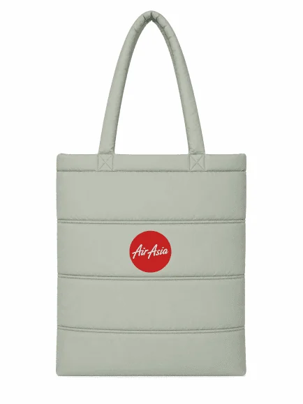 Canvas tote bag with custom logo
