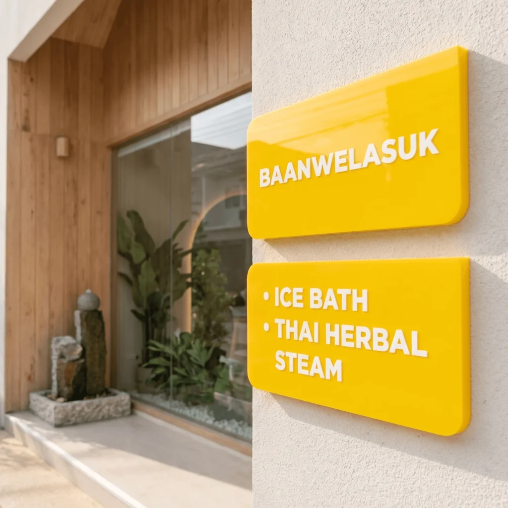 ACRYLIC WALL SIGNAGE | ป้ายอะคริลิคติดผนัง ป้ายชื่อร้าน ป้ายโลโก้ร้าน