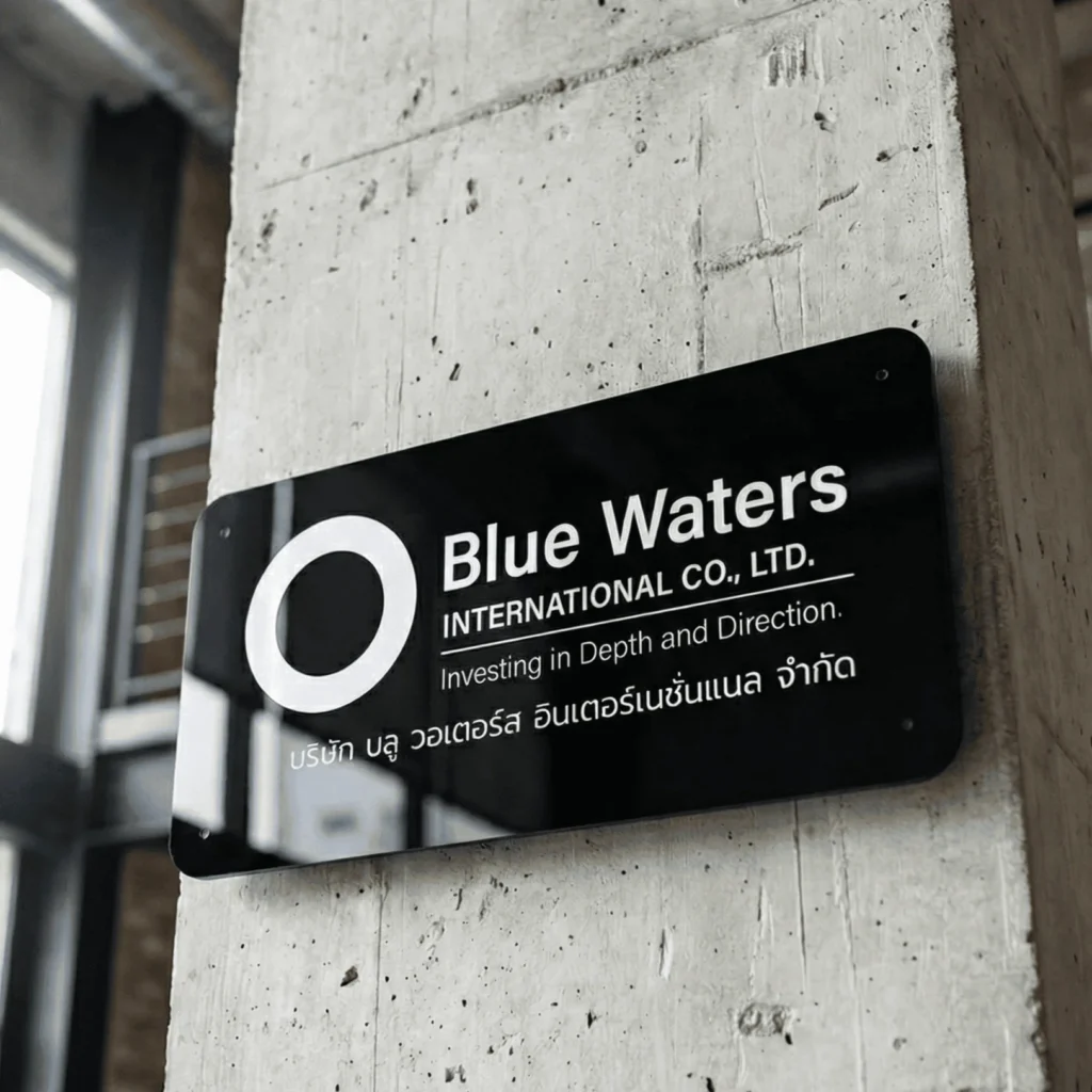 ACRYLIC WALL SIGNAGE | ป้ายอะคริลิคติดผนัง ป้ายชื่อร้าน ป้ายโลโก้ร้าน