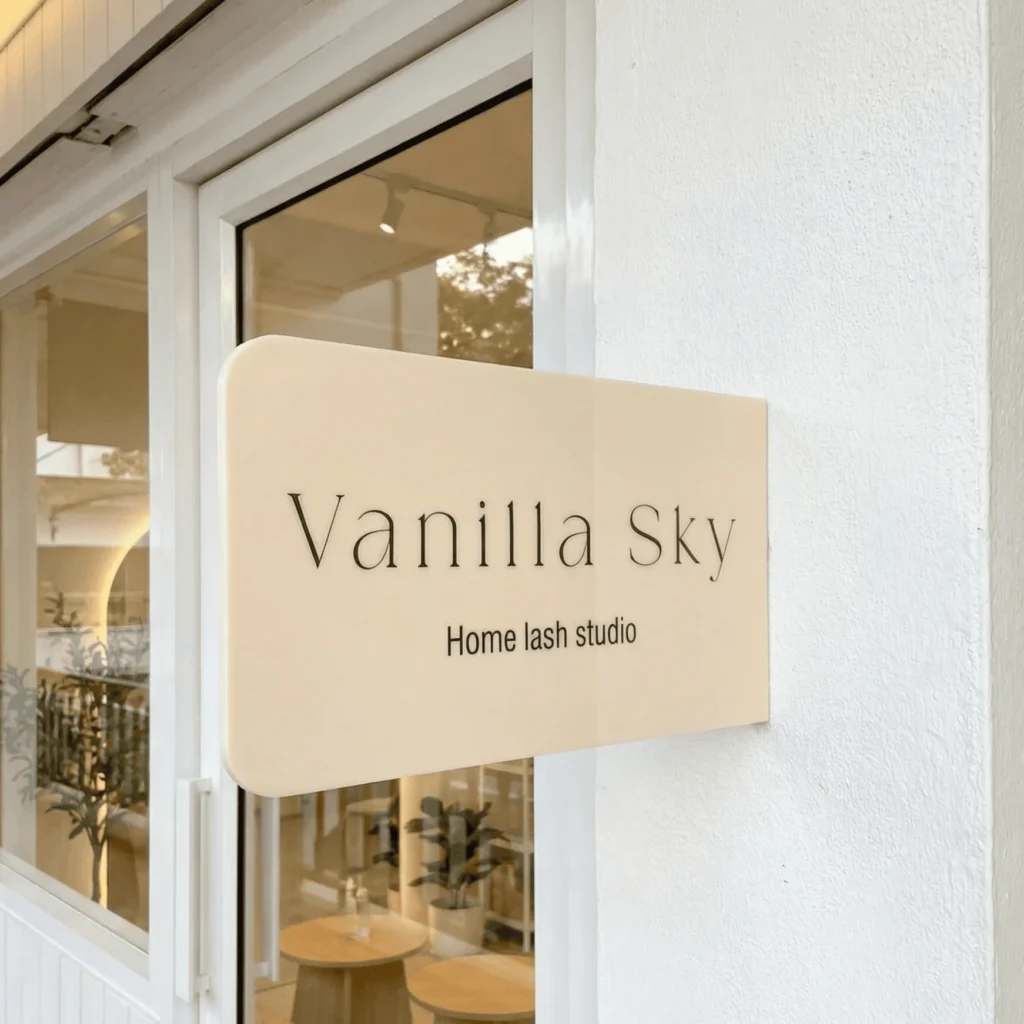 ACRYLIC WALL SIGNAGE | ป้ายอะคริลิคติดผนัง ป้ายชื่อร้าน ป้ายโลโก้ร้าน
